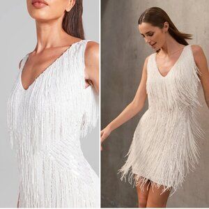 Nadine Merabi Sadie White Dress